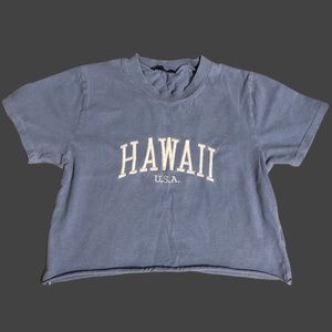Sold - Brandy Melville Hawaii cropped tee